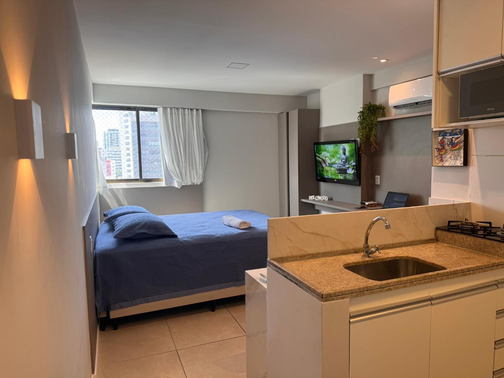 Flat Localizado A 200M Shopping Recife, Bem Perto Da Praia De Boa Viagem E Com Wi-Fi 400Mbps Exteriér fotografie
